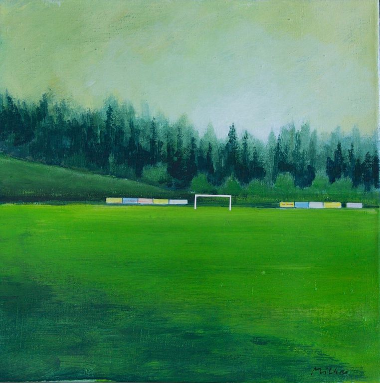 Fotbalové hřiště v Perninku